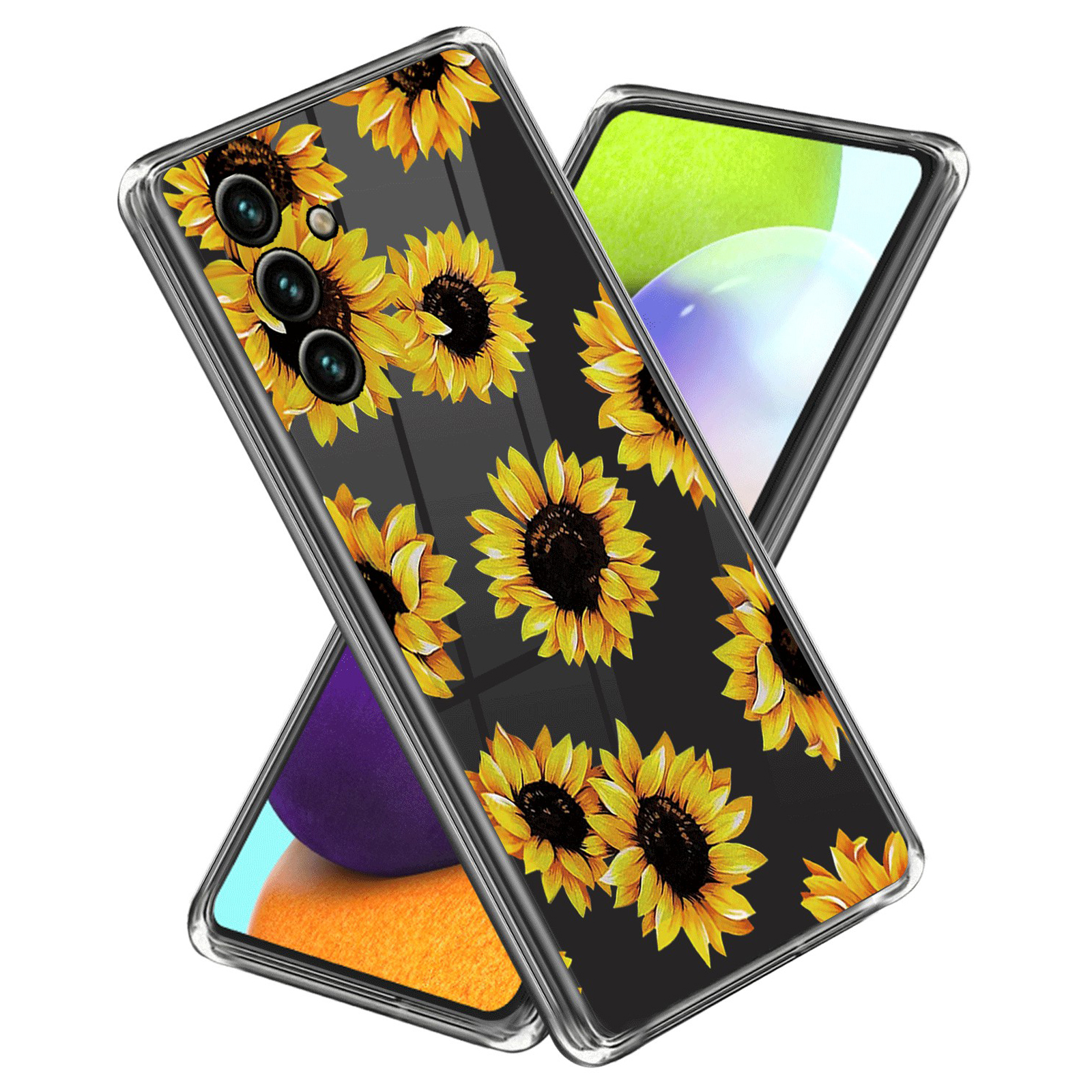 

Musterdruckphase Für Samsung Galaxy M14 5G Slim Case Anti-Drop IMD Tpu-telefonabdeckung - Sonnenblumen, Galaxy M14 5G