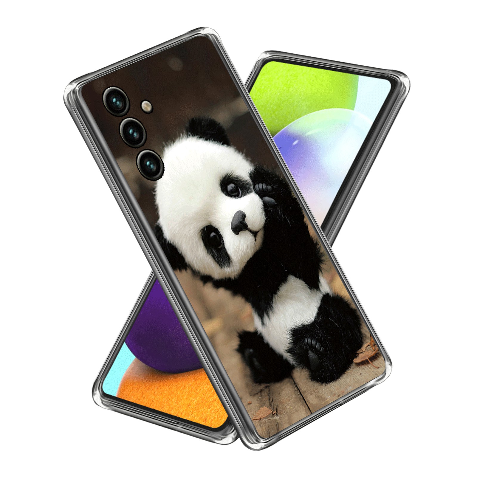 

Für Samsung Galaxy M14 5G Weiche TPU -stoßdämpfung Telefon Fall Muster Druckschalenabdeckung - Panda, Galaxy M14 5G