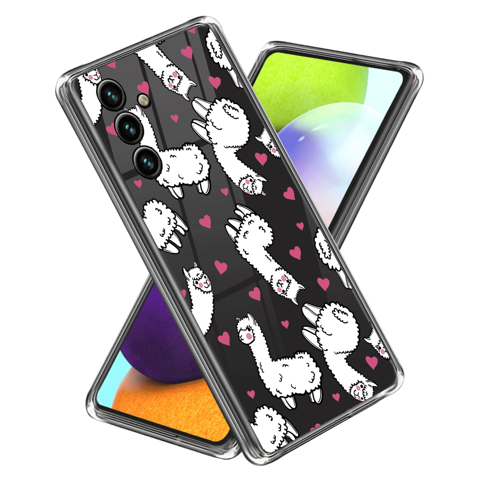 

Drop-proof-telefonhülle Für Samsung Galaxy M14 5G Slim Case Muster Druck IMD Weiche Tpu-abdeckung - Alpakas, Galaxy M14 5G