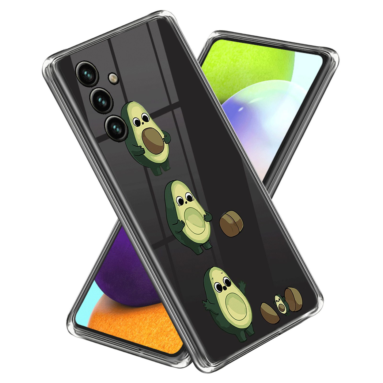 

Für Samsung Galaxy M14 5G Anti-drogen-telefonhülle Imd-muster Druck TPU Schockdcoverabdeckung - Avocado, Galaxy M14 5G