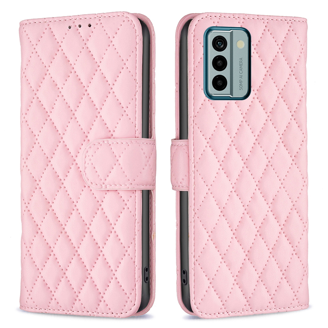 

Binfen Color BF Style-14 Telefonhülle Für Nokia G22 Lederständer Brieftasche Telefonabdeckung - Rosa, Nokia G22