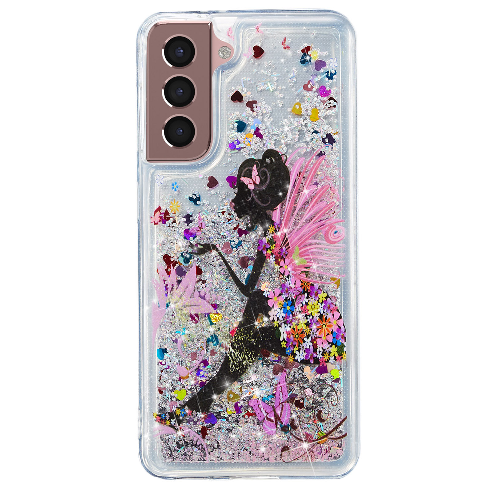 

Für Samsung Galaxy S23+ Glitzer Flüssigkeit Trick Tricksand TPU -telefonabdeckungsmuster -telefonhülle - Mädchen, Galaxy S23+