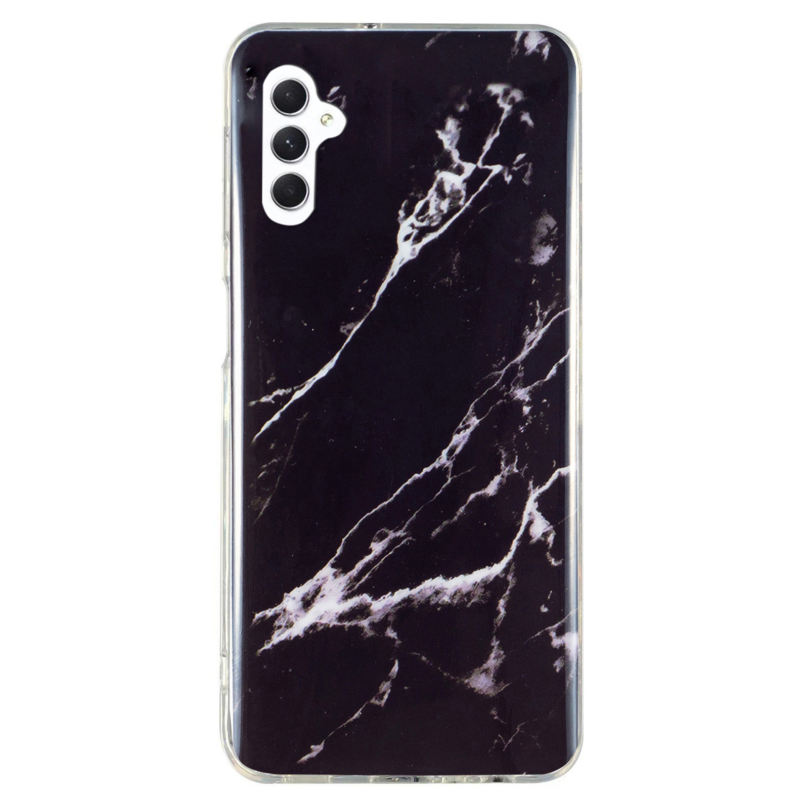 

Für Samsung Galaxy A54 5G Marmormuster Telefon Tpu-hülle Anti-kratzer-imd-telefonabdeckung - Schwarz, Galaxy A54 5G