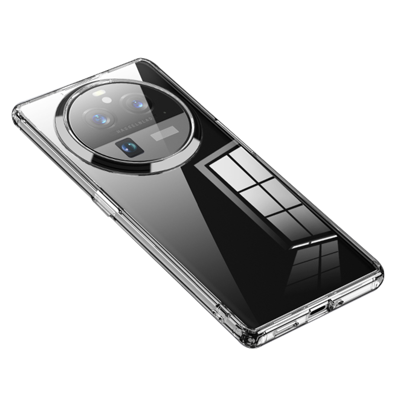 

Für Oppo Finden Sie X6 Pro Pc+tpu-mobilfunkkoffer Airbag-schutz Anti-drop-abdeckung - Transparent, Oppo Find X6 Pro
