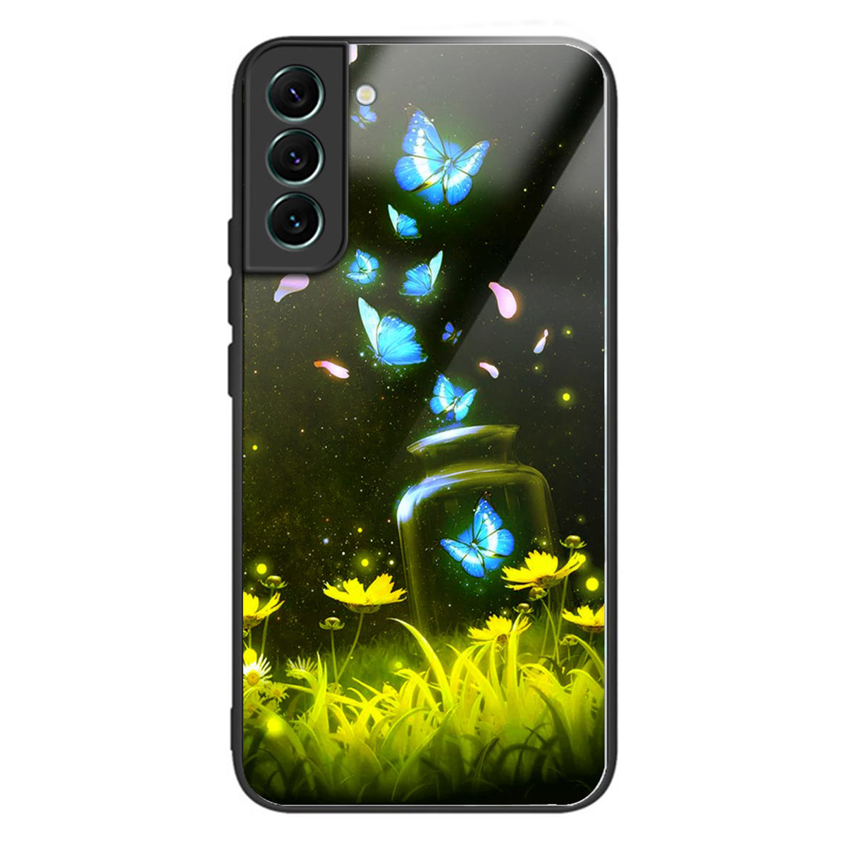 

Für Samsung Galaxy S23 Hülle Tempued TPU Tpu-abdeckungsmuster Druck Anti-drop-telefonschale - Stil E, Galaxy S23