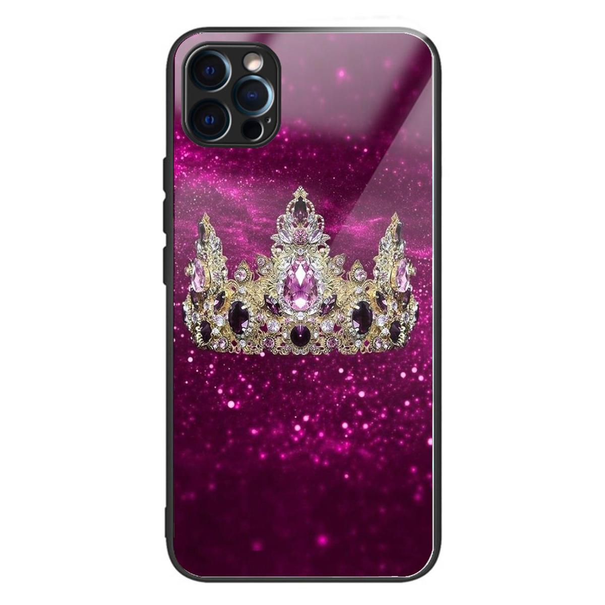 

TPU -hülle Von Tempered Glass Für Iphone 14 Pro Protective Deckungsmuster Druck Telefonschale Drucken - Stil B, iPhone 14 Pro