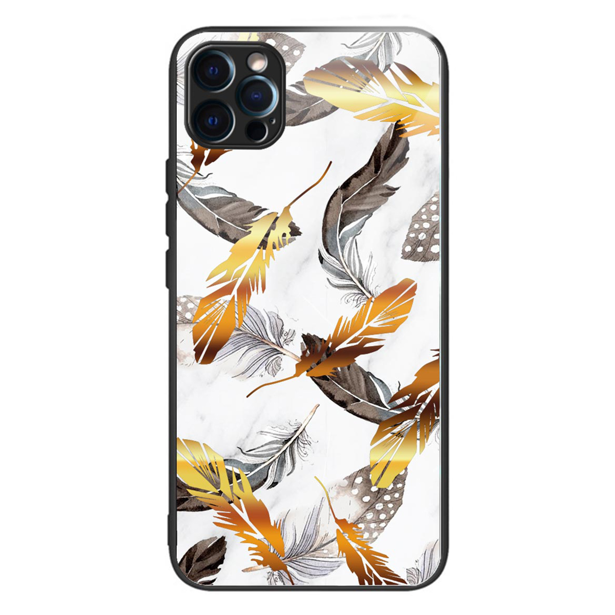 

TPU -hülle Von Tempered Glass Für Iphone 14 Pro Protective Deckungsmuster Druck Telefonschale Drucken - Stil I, iPhone 14 Pro