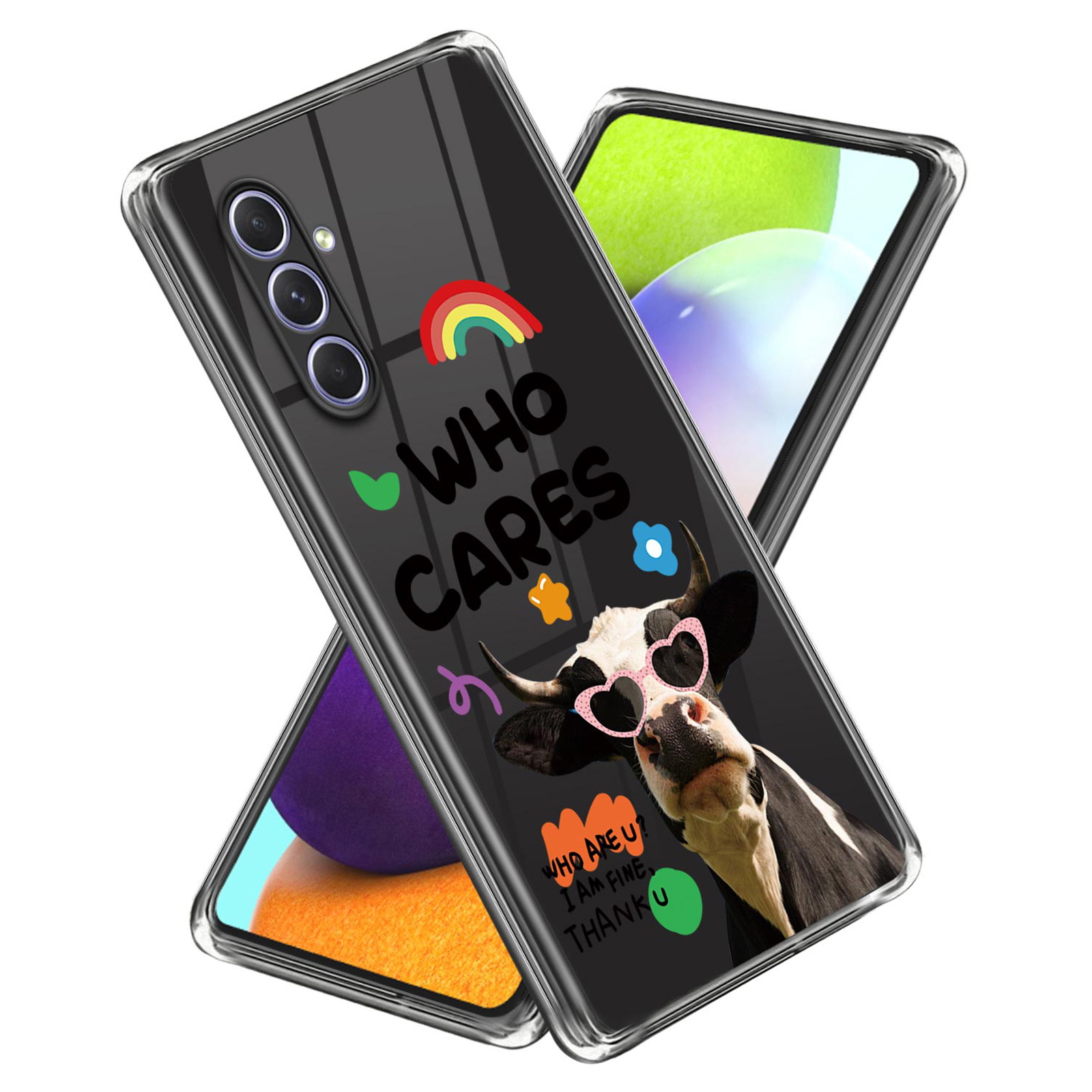 

Für Samsung Galaxy A34 5G Soft TPU Phone -hülle -muster -drucken Rückdeckabdeckung - Kuh / Wen Interessiert Das, Galaxy A34 5G