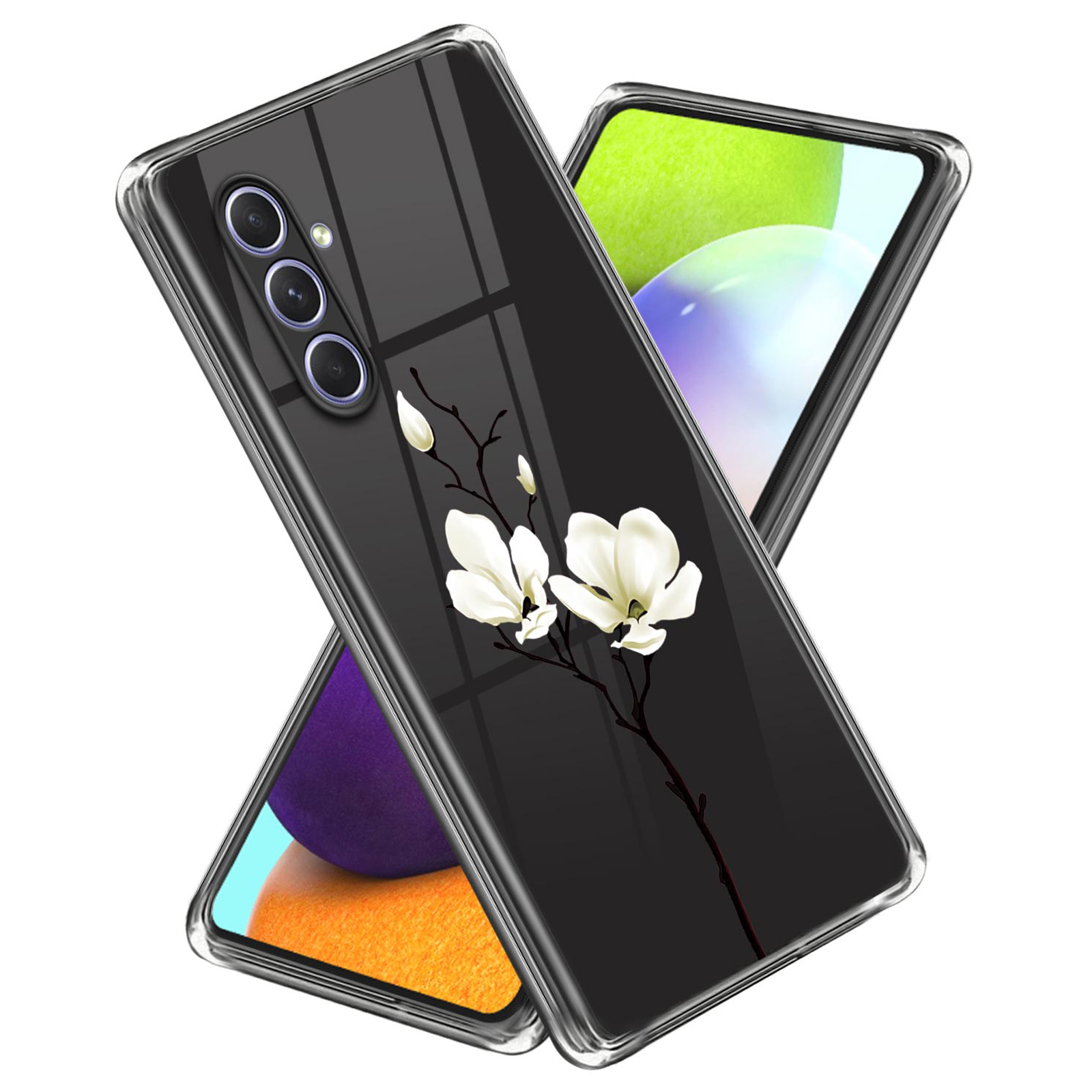 

Für Samsung Galaxy A34 5G Soft TPU Phone -hülle -muster -drucken Rückdeckabdeckung - Magnolie, Galaxy A34 5G