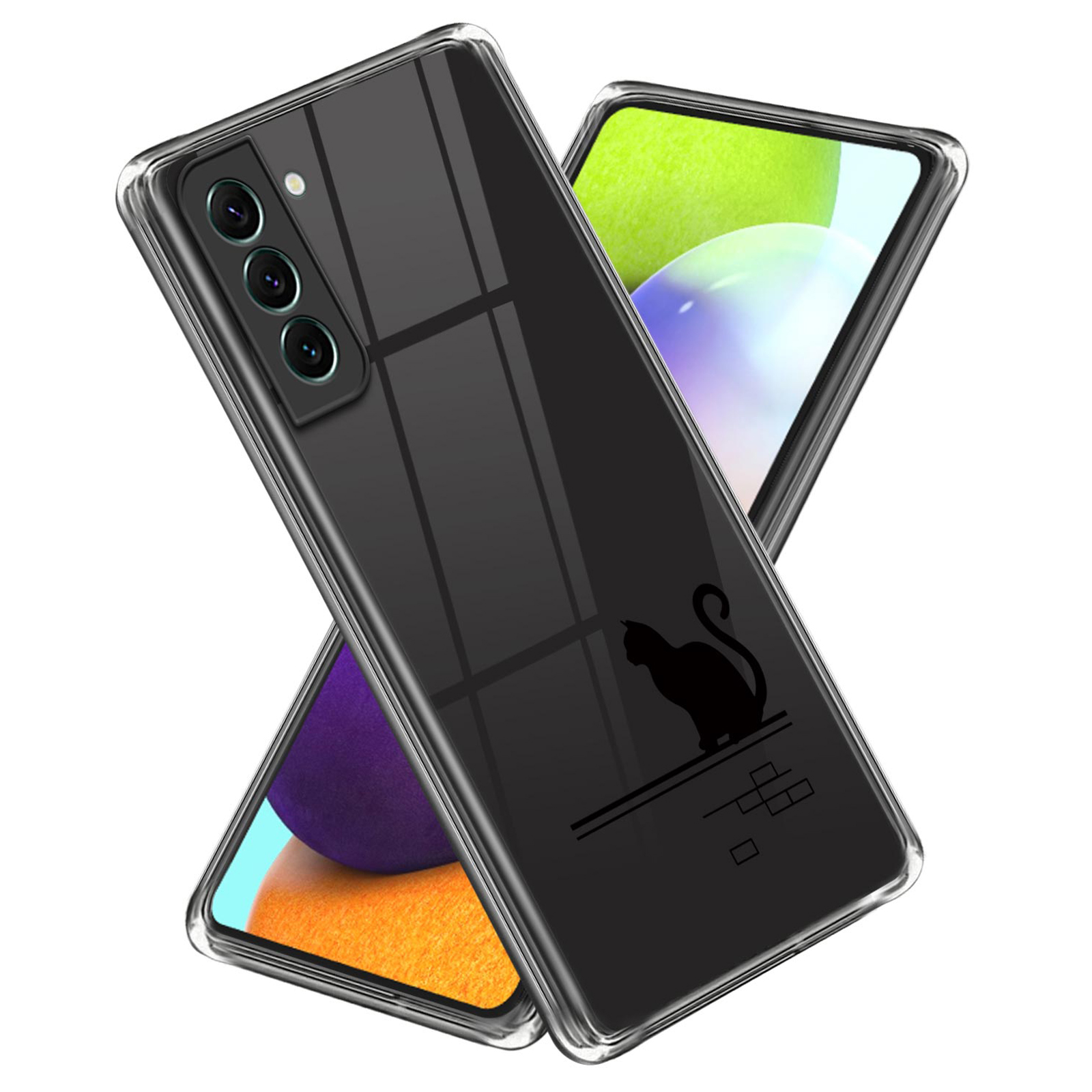 

Für Samsung Galaxy S23+ Muster Druckdesign Design Telefonfall Soft TPU -schutzabdeckung - Katze, Galaxy S23+