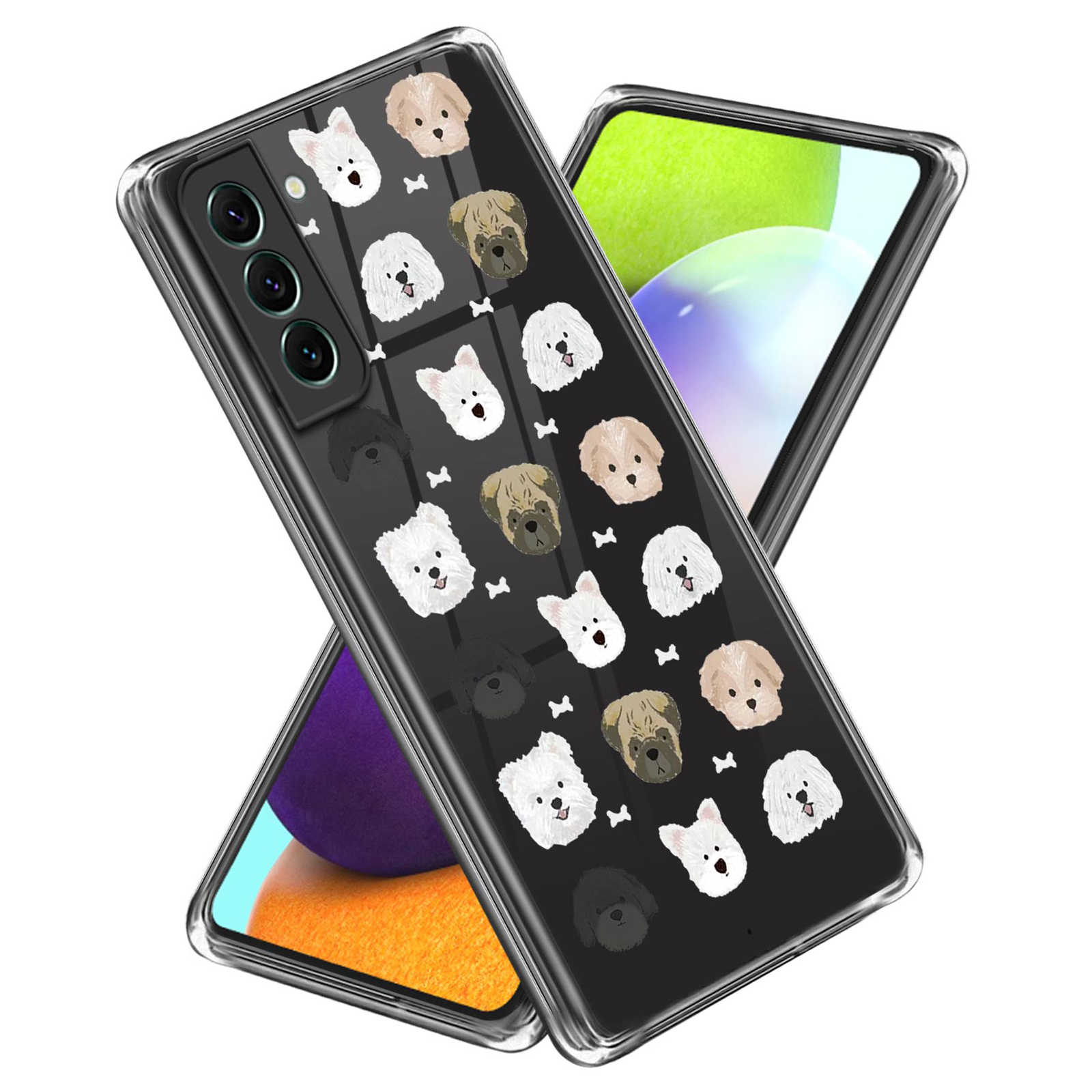 

Für Samsung Galaxy S23+ Muster Druckdesign Design Telefonfall Soft TPU -schutzabdeckung - Hundekopf, Galaxy S23+