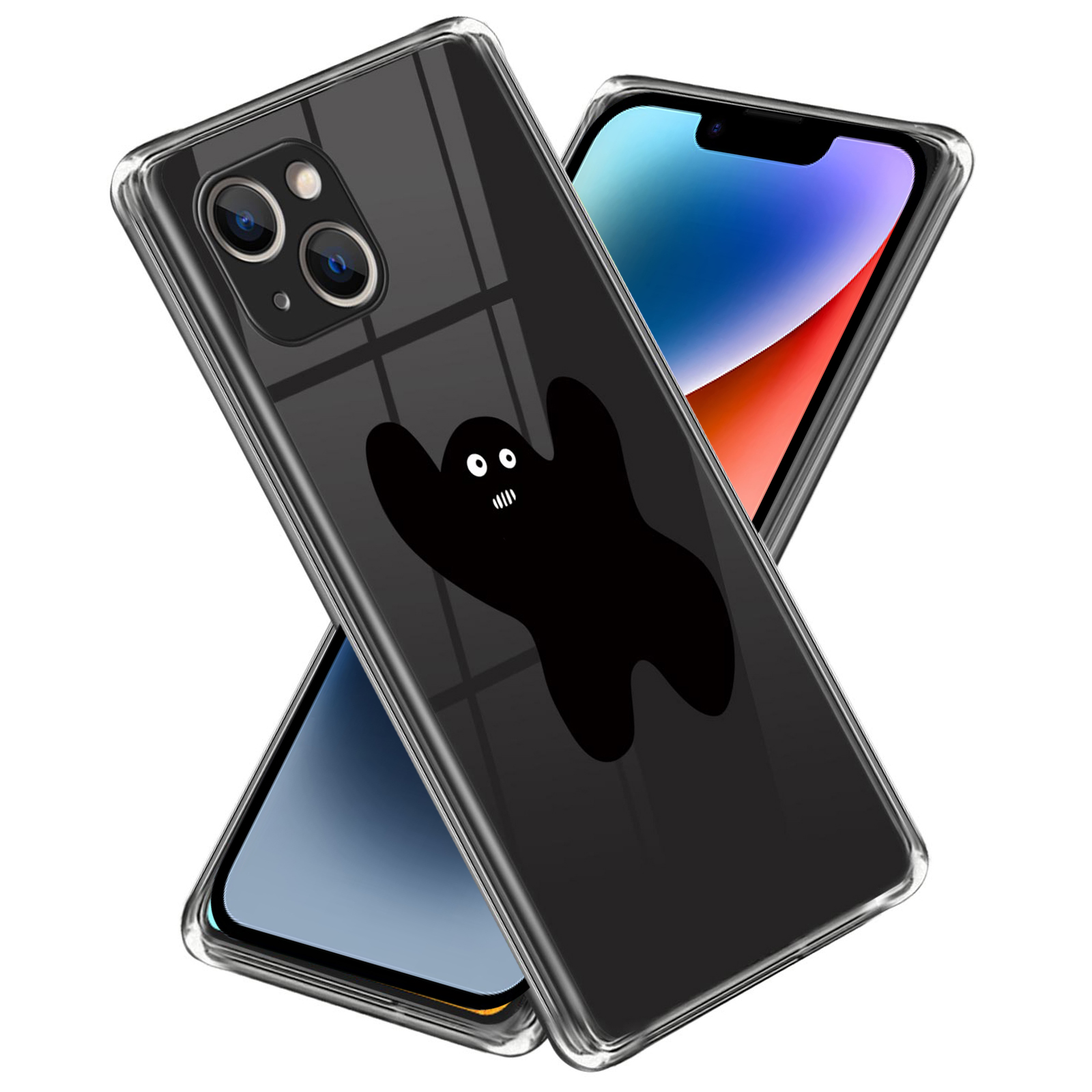 

For iPhone 14 Plus Soft TPU Phone Case Pattern Printing Protective Mobile Phone Cover - Funny Man, iPhone 14 Plus
