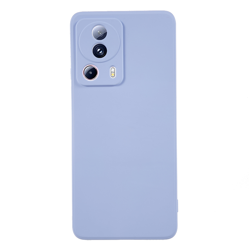 

Für Xiaomi 13 Lite / Civi 2 5G Gummiziertes TPU -stoßdämpfer Hülle Faserfasern Weiche Telefonabdeckung - Helles Lila, Xiaomi 13 Lite