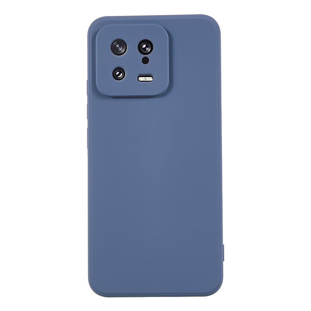 

Für Xiaomi 13 5G Anti-kratzer-tpu-telefonhülle Faserfaserauskleidung Gummierte Schutzabdeckung - Lavendelgrau, Xiaomi 13