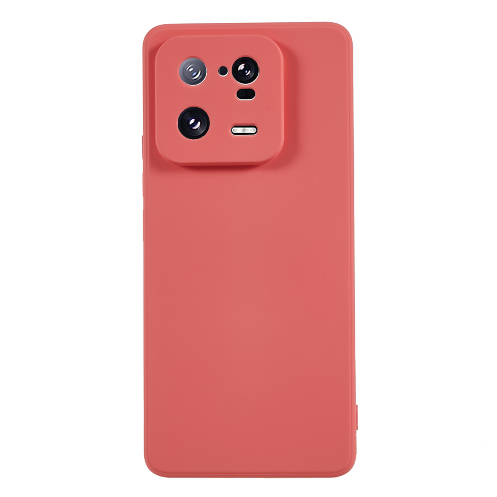 

Für Xiaomi 13 Pro 5G Soft TPU Stoßdämpfer Hülle Faserfaserfaserfaserfabrik - Hawthornrot, Xiaomi 13 Pro 5G