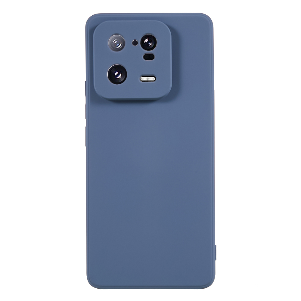 

Für Xiaomi 13 Pro 5G Soft TPU Stoßdämpfer Hülle Faserfaserfaserfaserfabrik - Lavendelgrau, Xiaomi 13 Pro 5G