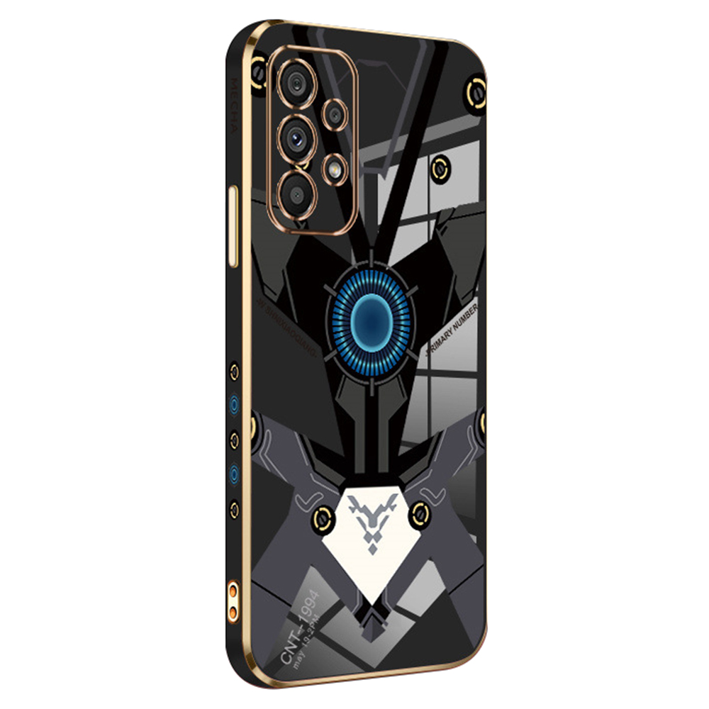 

Rzants Für Samsung Galaxy M32 5G / A32 5G Mecha Muster Elektroplierendes Mobiltelefonabdeckung Flexible TPU -telefonhülle - Schwarz, Galaxy M32 5G