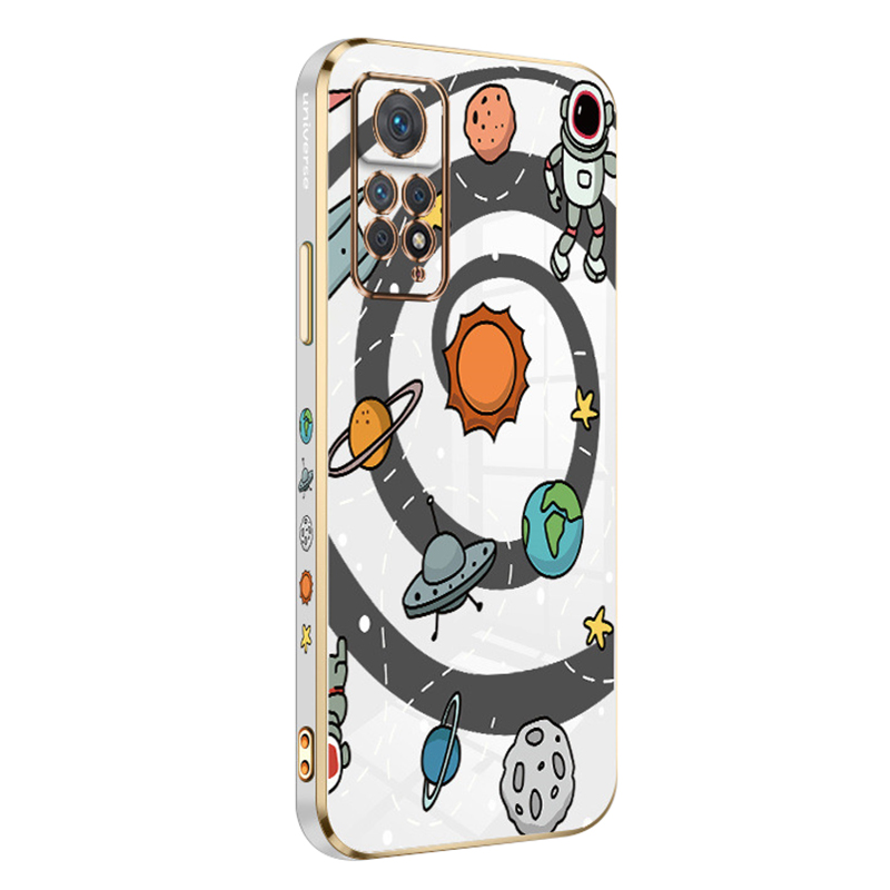 

Rzants Für Xiaomi Redmi Note 11 Pro 5G (Qualcomm) / 4G (MediaTek) Smartphone Case Toy Planet Muster TPU -telefonabdeckung - Weiss, Xiaomi Redmi Note 11 Pro 5G (Qualcomm)