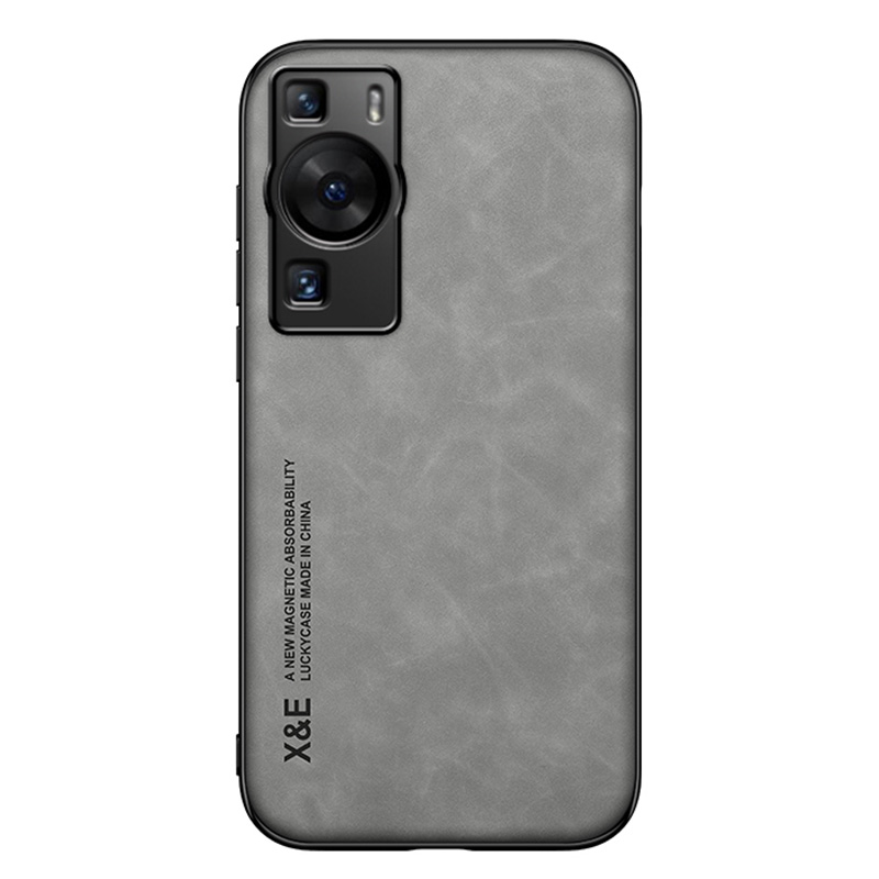

x & e Für Huawei P60 Anti-scratch Skint-ouch Phone Hülle PU Leder TPU PC Cover - Hellgrau, Huawei P60
