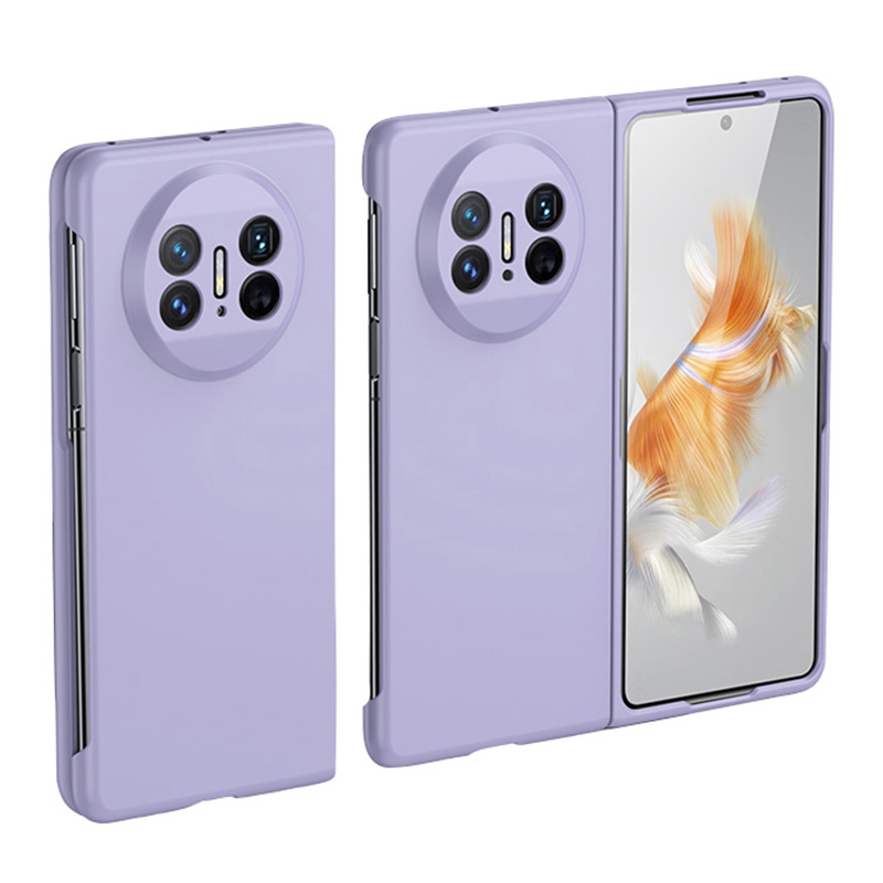 

Für Huawei Mate X3 5G Hard PC Skin-touch-telefonhülle Anti-drop-faltungs-telefonabdeckung - Lila, Huawei Mate X3 5G