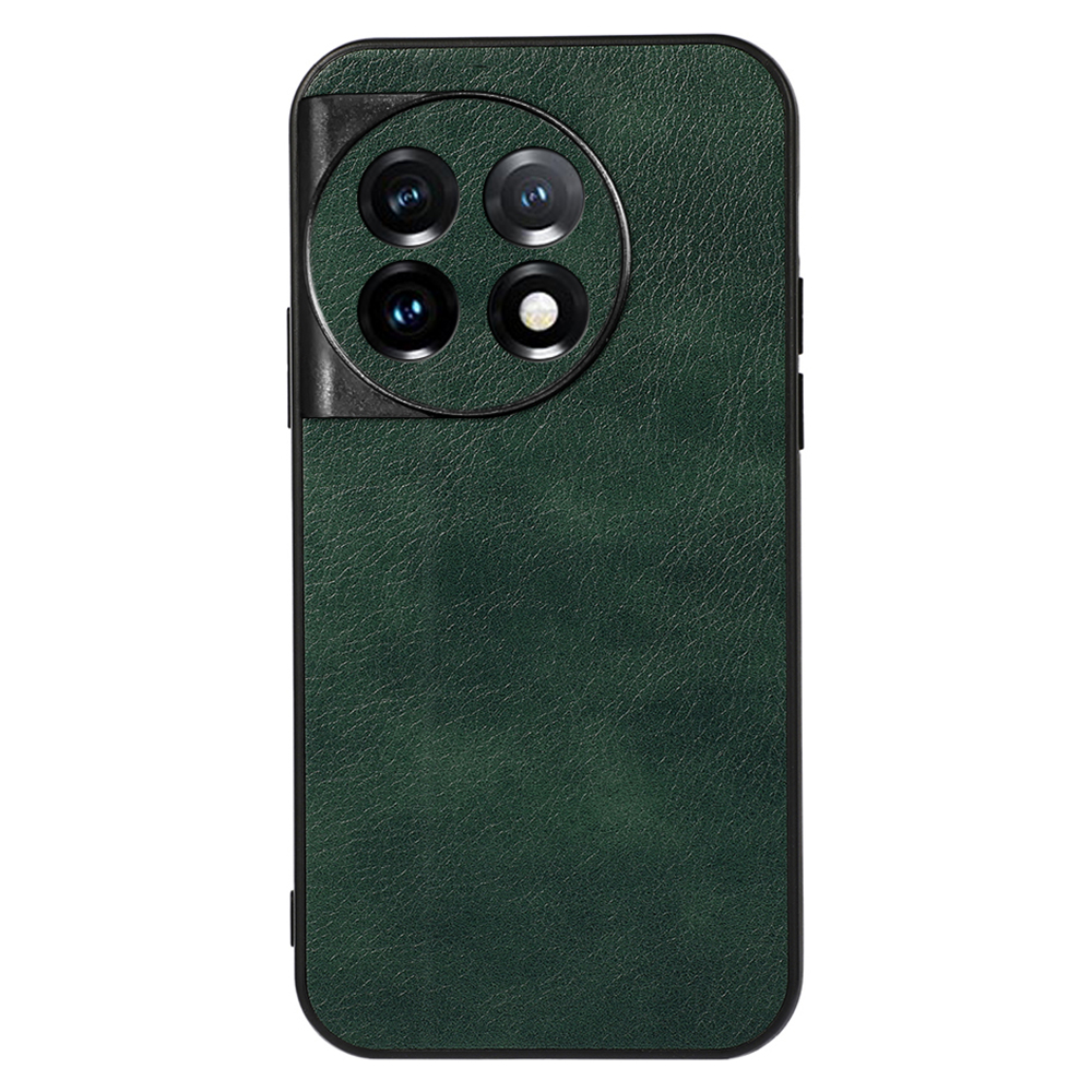 

Für OnePlus 11 5G Litchi Texture Phone Hülle Lederbeschichtete PC+TPU -telefonabdeckung - Grün, OnePlus 11 5G