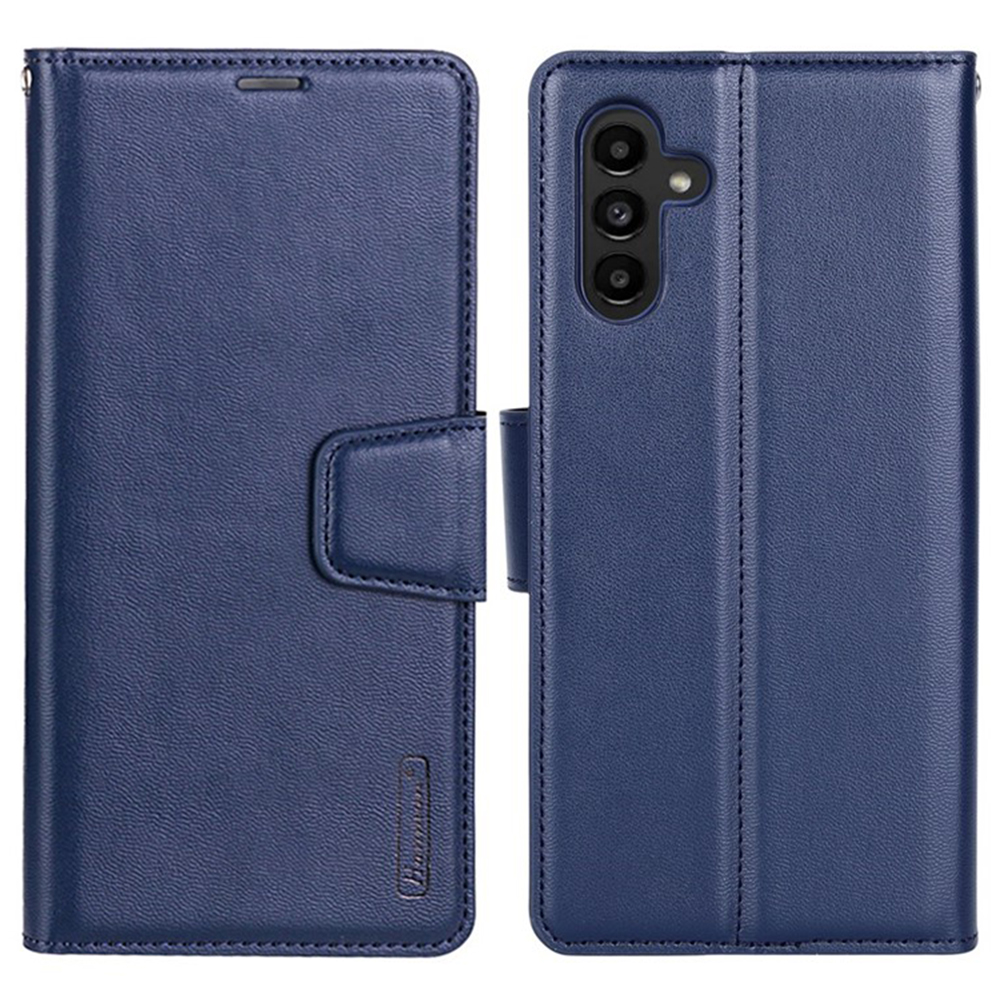 

Hanman Mill -serie Für Samsung Galaxy A24 4G Wallet Phone Hülle PU Leder+tpu -abdeckung - Saphir, Galaxy A24 4G