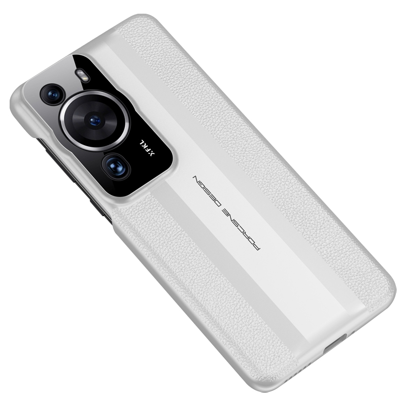 

Echte Kuh-leder-pc-hülle Für Huawei P60 Pro Anti-scratch-telefonabdeckung Schutzhandy Shell - Weiss, Huawei P60 Pro
