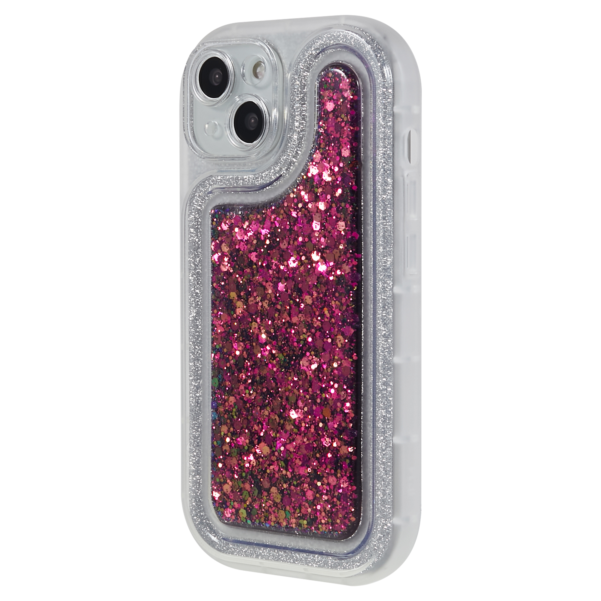 

Für Das Iphone 14 Plus TPU -epoxy -design -hülle Bling Glitter Moblie Phone Cover - Rose, iPhone 14 Plus