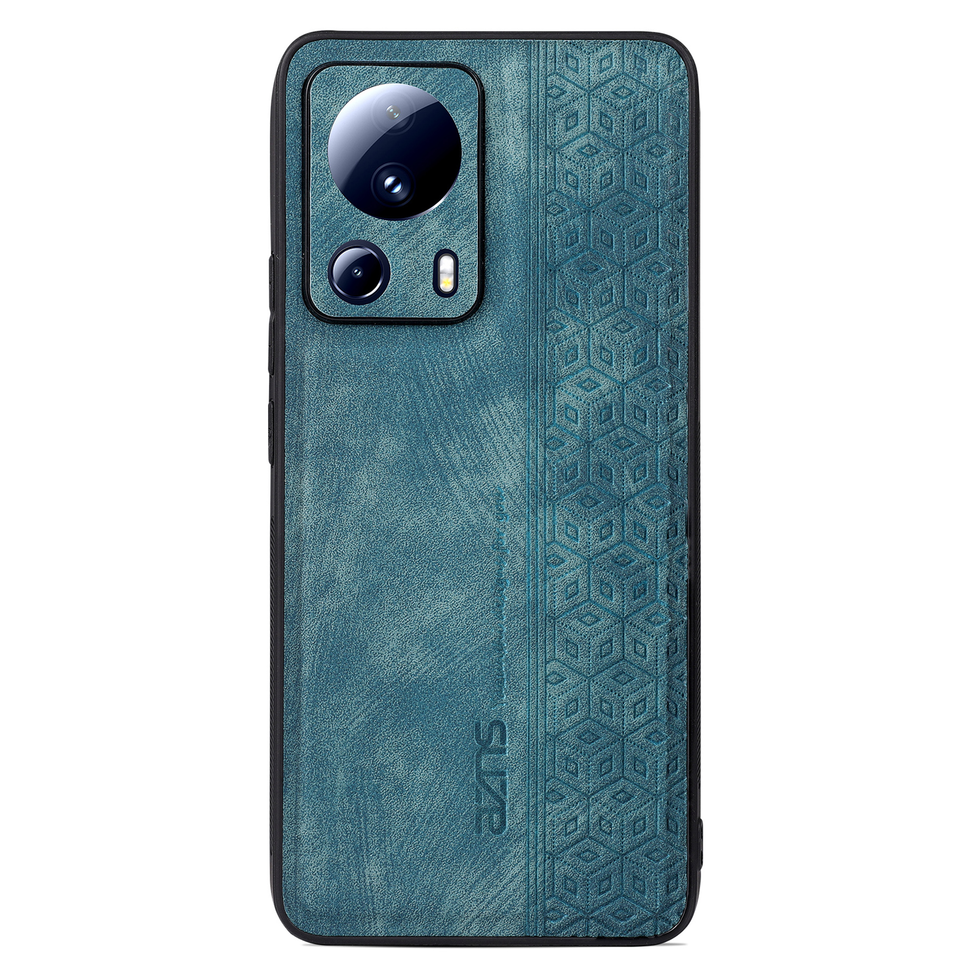 

Azns Für Xiaomi 13 Lite / Civi 2 5G Anti-scratch Phone Hülle Geprägte Pu-leder-überzogene Tpu-rückdecke - Grün, Xiaomi 13 Lite
