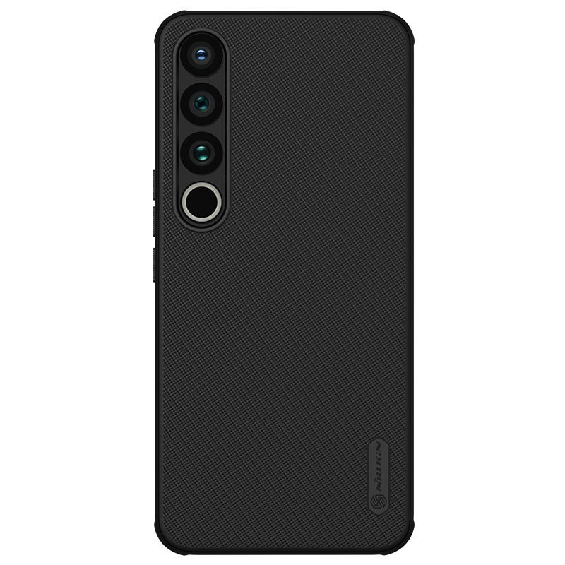 

Nillkin Super Frosted Shield Pro Für Meizu 20 Pro PC+TPU Phone Hülle Strukturierte Anti-slip-matt Cover - Schwarz, Meizu 20 Pro