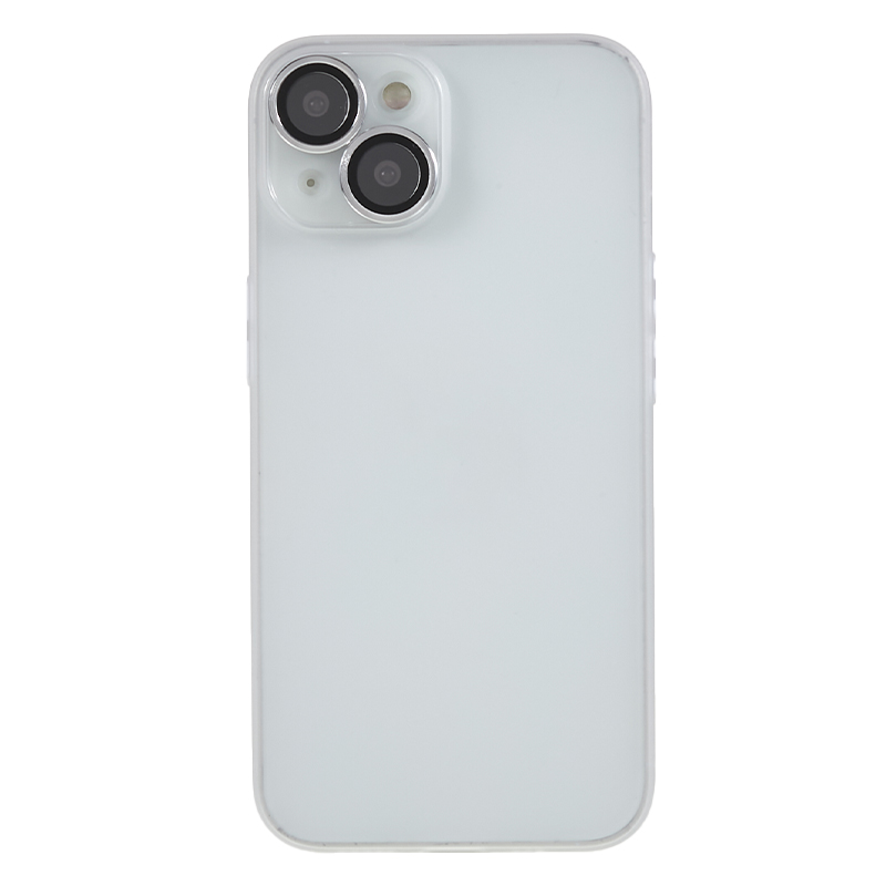 

Schutzhülle Für Iphone 13 Anti-drogen-matt-tpu-telefonabdeckung Mit Metallkamera-objektivrahmen - Transparent, iPhone 13