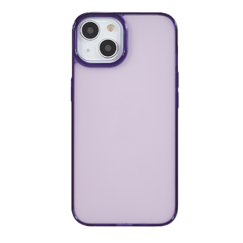 

Für Das Iphone 14 Matte Phone Case Acryl + TPU -schockdelefonabdeckung - Lila, iPhone 14