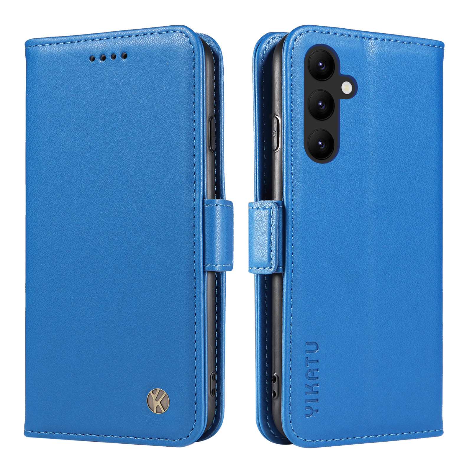 

Yikatu YK-003 Stoßdämpfer Hülle Für Samsung Galaxy A24 5G PU Leder Flip Cover Wallet Telefonschale - Himmelblau, Galaxy A24 4G