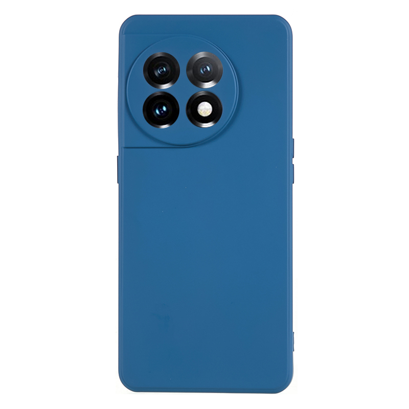 

Für OnePlus 11 5G TPU -telefonhülle Glatte Berührung Mit Faserfasern Gummi - Saphir, OnePlus 11 5G