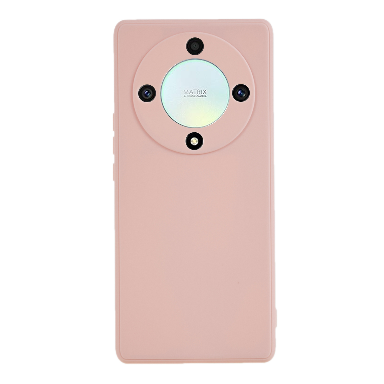 

Für Ehren X9a 5G Gerade Kante Schlanker Telefonhülle TPU Präzise Ausschnittschutzschutzabdeckung - Rosa, Honor X9a 5G