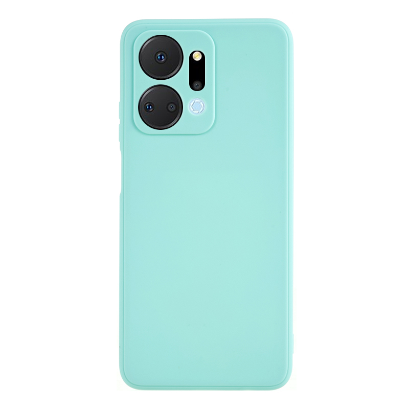 

Für Ehren X7a 5G Gerade Kante Weiche TPU Anti-fall-fall Precise Cutout Shell Telefonabdeckung - Baby Blau, Honor X7a 5G