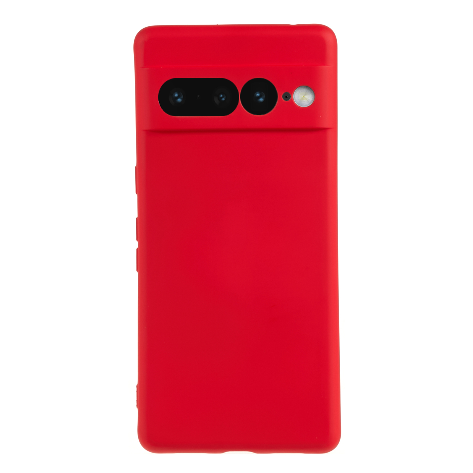 

Für Google Pixel 7 Pro 5G Soft TPU Phone Hülle Faserfaserfaserfaser -smartphone -abdeckung - Rot, Google Pixel 7 Pro 5G