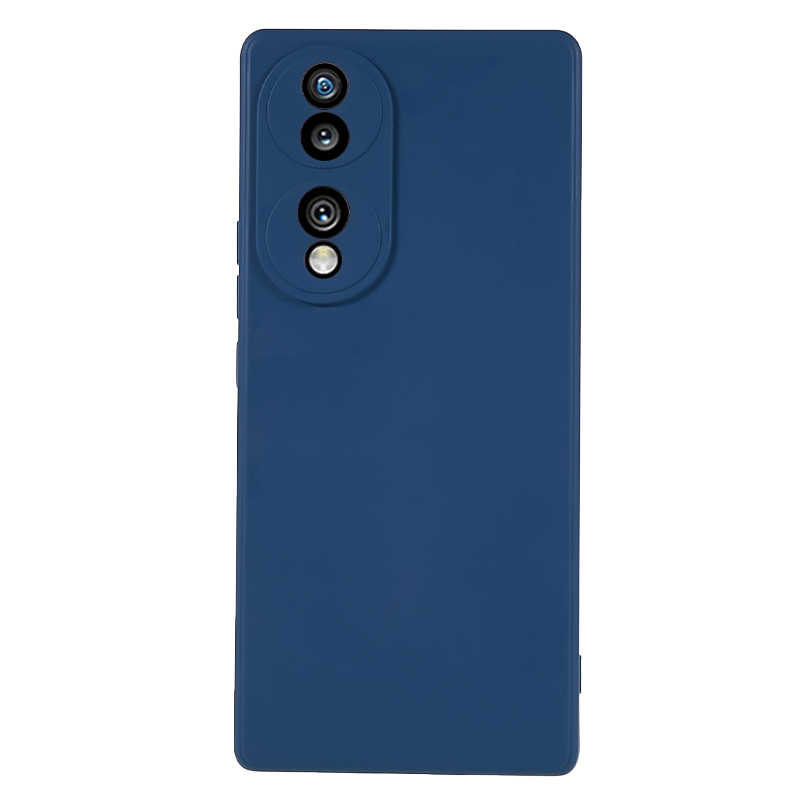 

Für Ehre 70 Pro 5g Gummised Weiche Tpu-faserfaser-telefonhülle Candy Color Anti-drop-abdeckung - Saphir, Honor 70 Pro 5G