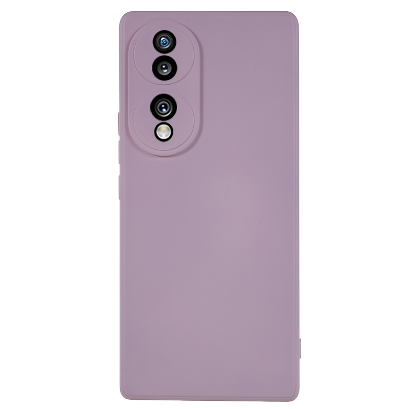 

Für Ehre 70 Pro 5g Gummised Weiche Tpu-faserfaser-telefonhülle Candy Color Anti-drop-abdeckung - Helles Lila, Honor 70 Pro 5G