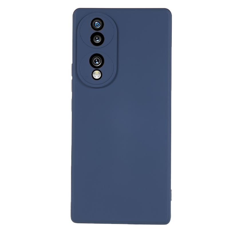 

Für Ehre 70 Pro 5g Gummised Weiche Tpu-faserfaser-telefonhülle Candy Color Anti-drop-abdeckung - Lavendelgrau, Honor 70 Pro 5G