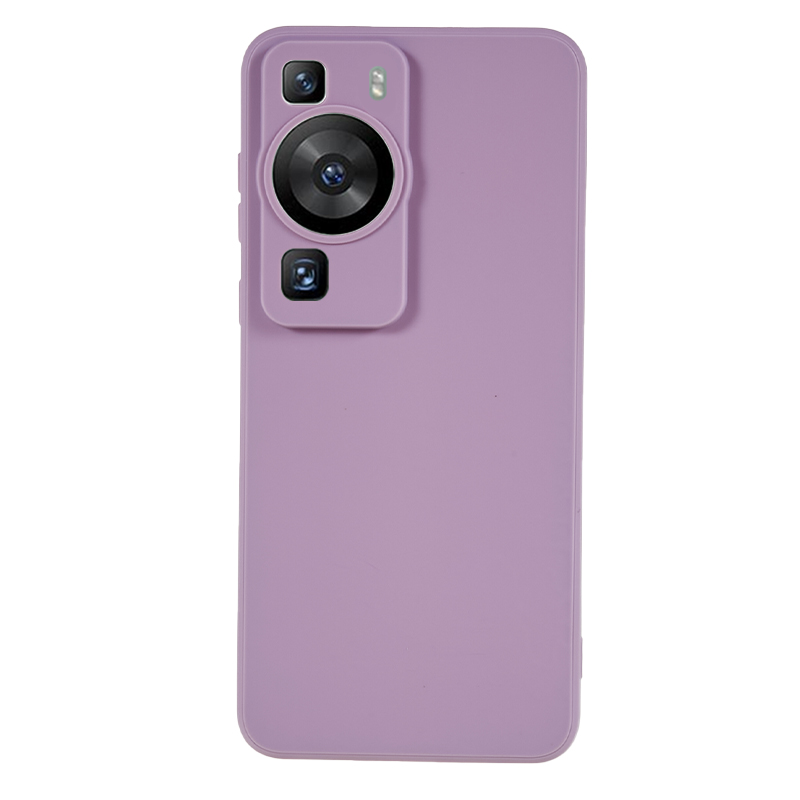 

Für Huawei P60 Straight Edge Soft TPU -hülle Schockdicht Präziser Ausschnitt Telefonabdeckung - Helles Lila, Huawei P60