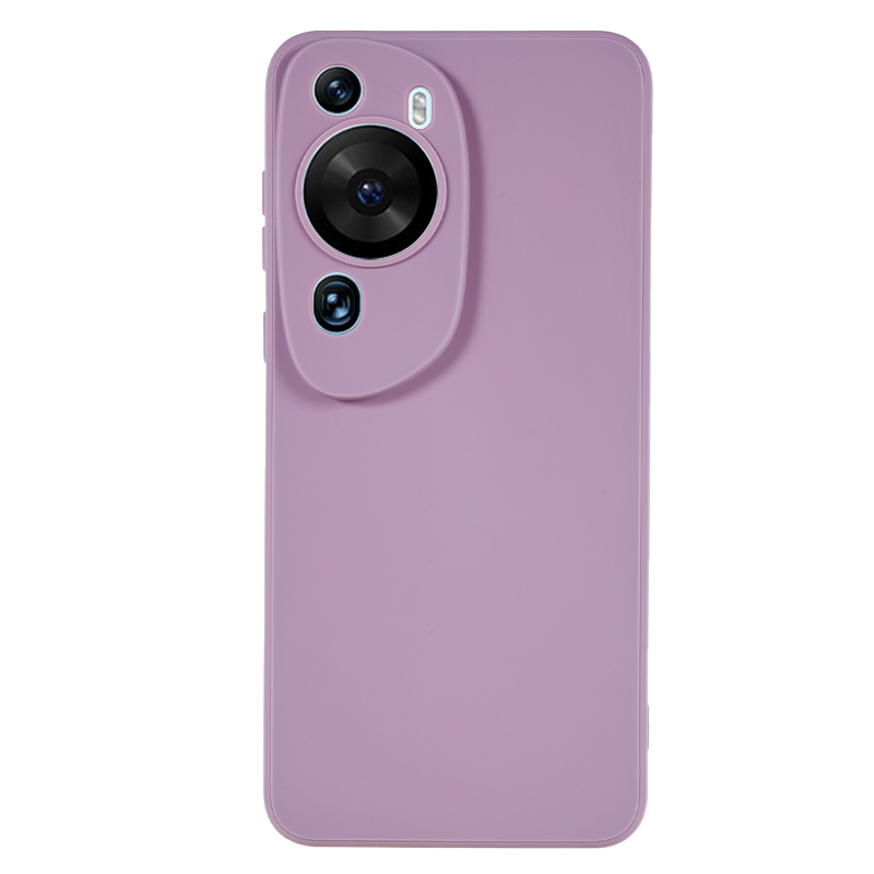 

Für Huawei P60 Art Drop Resistant Right Edge Soft TPU Hülle Precise Cutout Telefonabdeckung - Helles Lila, Huawei P60 Art
