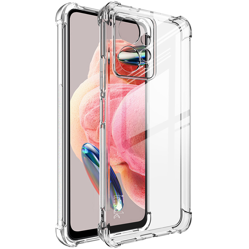 

IMAK Für Xiaomi Redmi Anmerkung 12 4G Schockfestes Airbag Clear Phone Hülle Weiche TPU Back -schutzabdeckung - Transparent, Xiaomi Redmi Note 12 4G