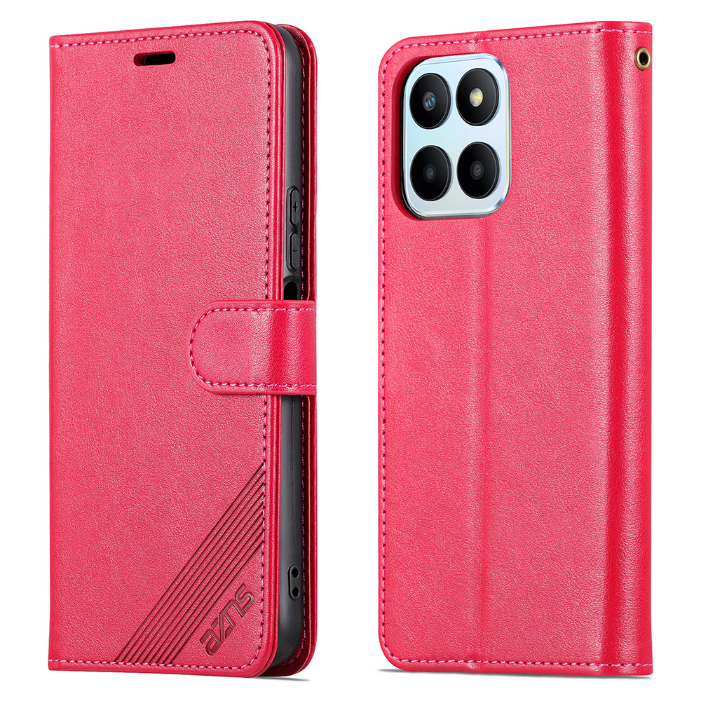 

AZNS -telefonhülle Für Honor 70 Lite 5G Mobiltelefon Cover PU Leder -standard -brieftasche Schutzschale - Rot, Honor 70 Lite 5G