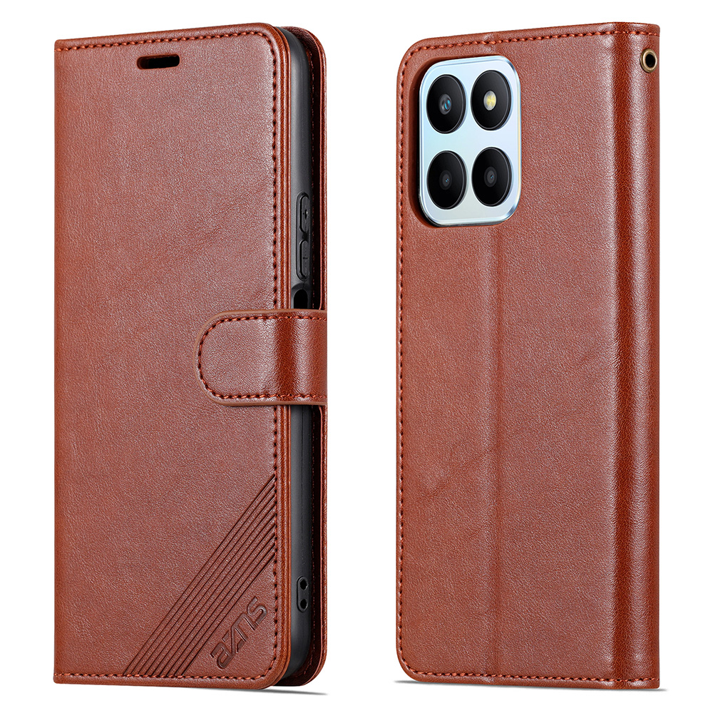 

AZNS -telefonhülle Für Honor 70 Lite 5G Mobiltelefon Cover PU Leder -standard -brieftasche Schutzschale - Braun, Honor 70 Lite 5G