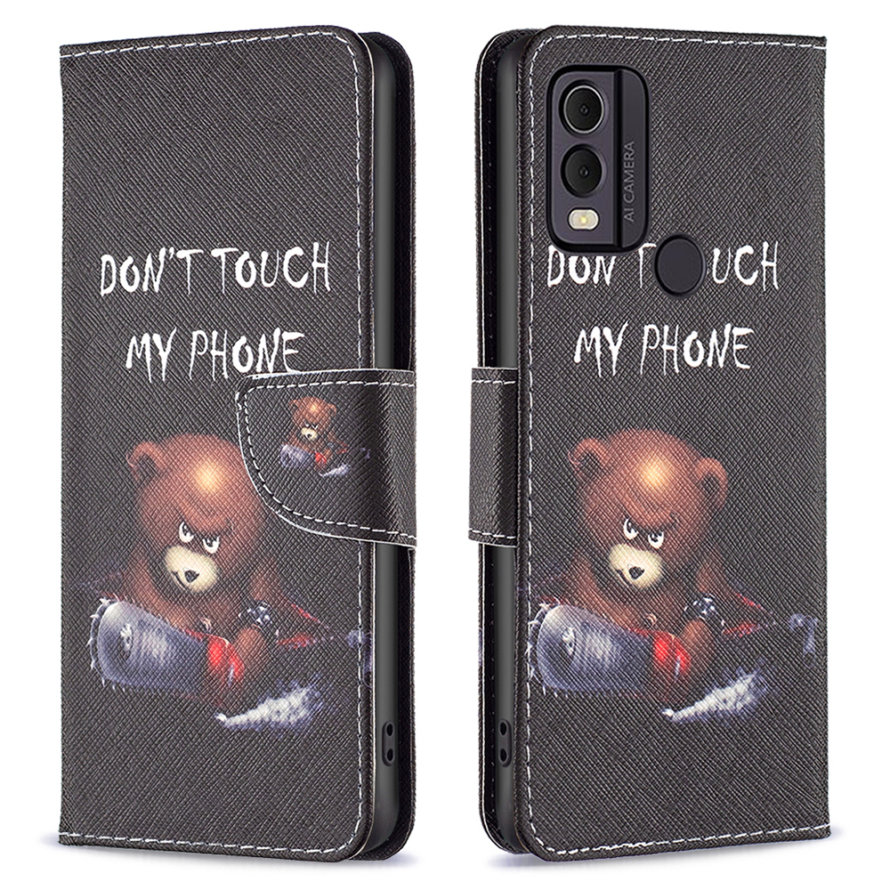 

Für Nokia C22 Musterdruck PU Leder -telefonabdeckungshülle Wallet Flip Case - Tragen, Nokia C22