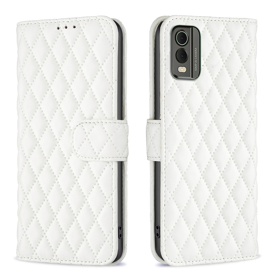 

Binfen Color BF Style-14 Für Nokia C32 Eingeprägter PU Leder-telefonhülle Anti-drop-brieftasche Abdeckung - Weiss, Nokia C32