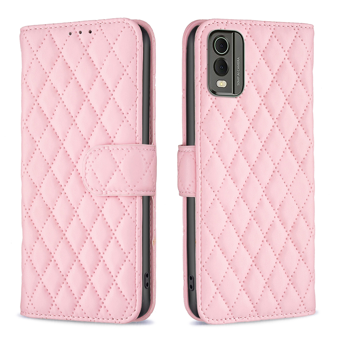 

Binfen Color BF Style-14 Für Nokia C32 Eingeprägter PU Leder-telefonhülle Anti-drop-brieftasche Abdeckung - Rosa, Nokia C32
