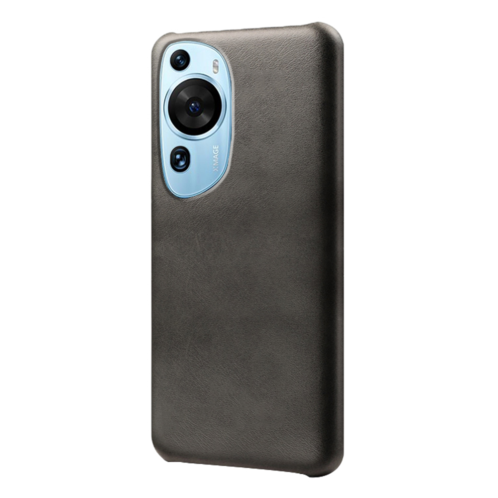 

Für Huawei P60 Art Slim Calf Texture Phone Hülle PU Leder + PC Schockdes Abdeckung - Schwarz, Huawei P60 Art