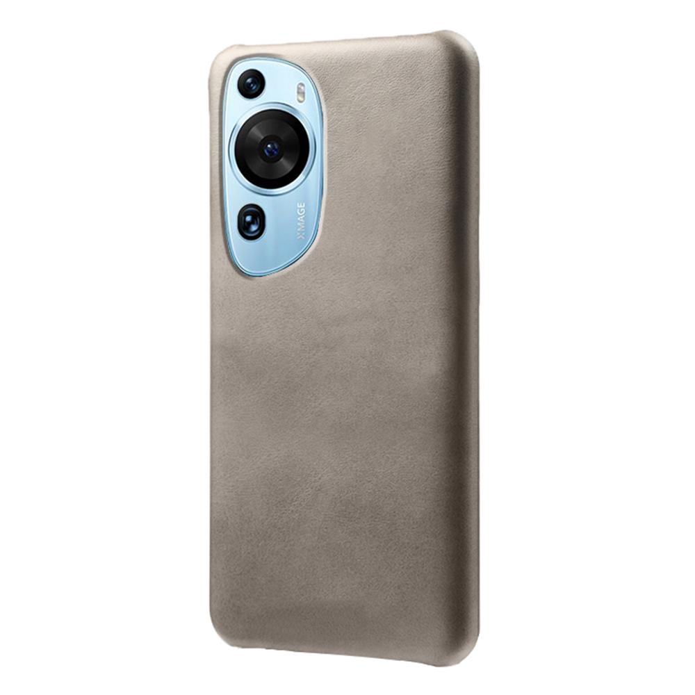 

Für Huawei P60 Art Slim Calf Texture Phone Hülle PU Leder + PC Schockdes Abdeckung - Grau, Huawei P60 Art